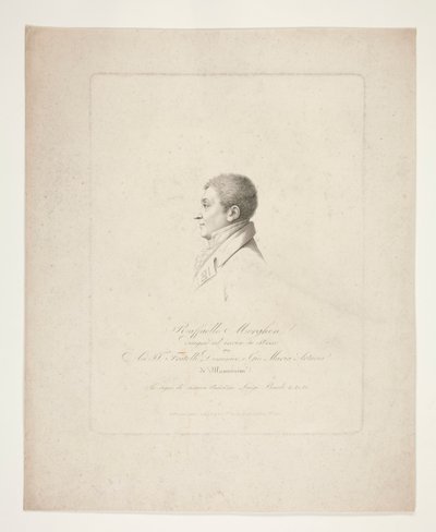 Raphael Morghen [Otoportre] by Raphael Morghen