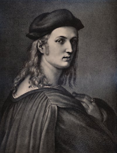 Raphael Sanzio, İtalyan Rönesans sanatçısı, 18. veya 19. yüzyıl 1894 by Raphael Morghen