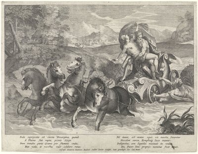 Proserpina'nın soygunu by Raphaël Sadeler (II)