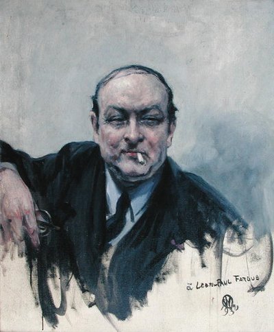 Leon-Paul Fargue (1876-1947) 1932 (tuval üzerine yağlı boya) by Raymond Woog