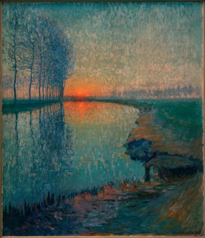 İnternette gün batımı by Raymond de la Haye