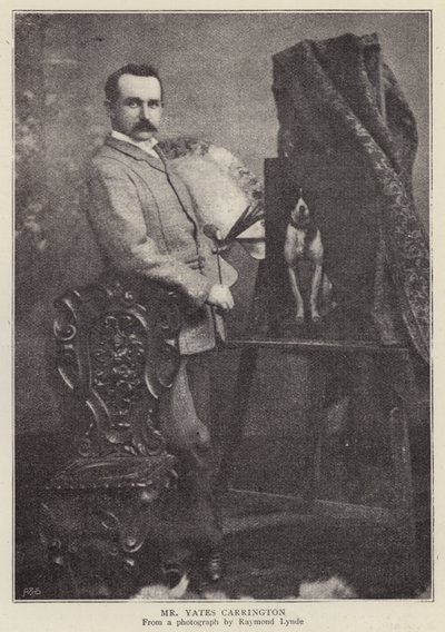 James Yates Carrington, İngiliz sanatçı (s/b fotoğraf) by Raymonde Lynde