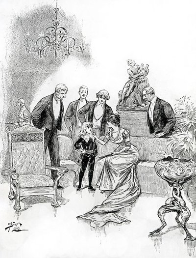 Küçük Lord Fauntleroy için illüstrasyon (gravür) by Reginald Bathurst Birch
