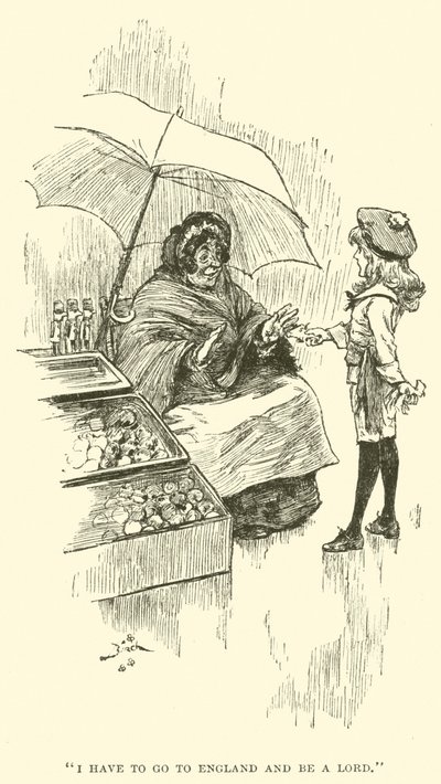 Küçük Lord Fauntleroy için İllüstrasyon by Reginald Bathurst Birch