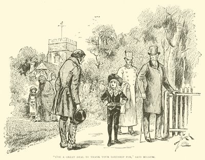 Küçük Lord Fauntleroy için İllüstrasyon by Reginald Bathurst Birch