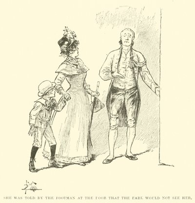 Küçük Lord Fauntleroy için İllüstrasyon by Reginald Bathurst Birch