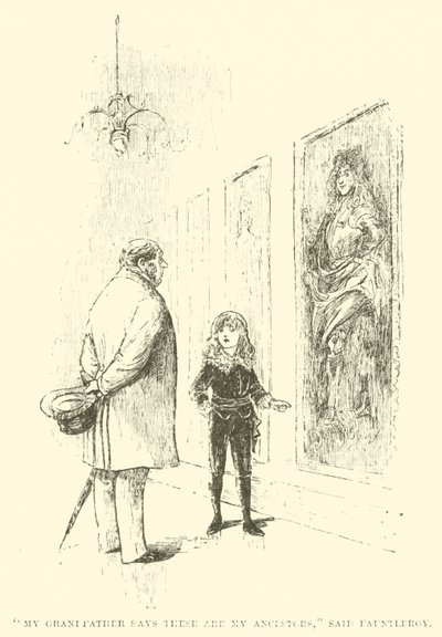 Küçük Lord Fauntleroy için İllüstrasyon by Reginald Bathurst Birch