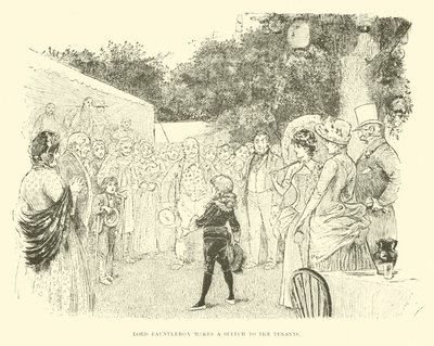 Küçük Lord Fauntleroy için İllüstrasyon by Reginald Bathurst Birch