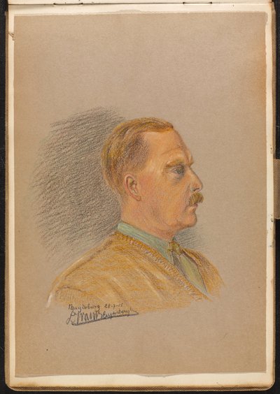 Bir İngiliz subayının portresi, Temmuz 1915 (çizim) by Reginald Copleston Bond