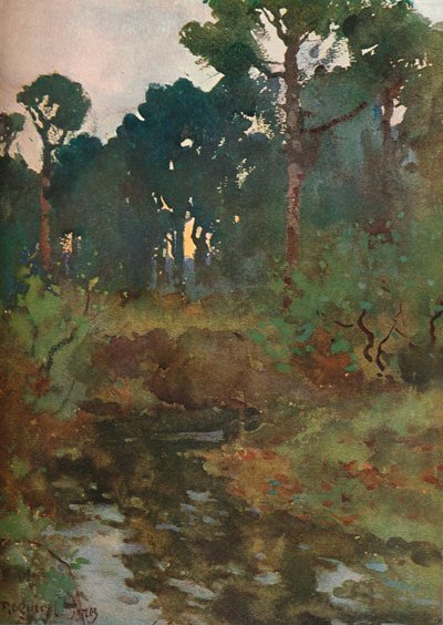 Dekoratif Peyzaj Çalışması, c1903 1903-1904 by Reginald Jones