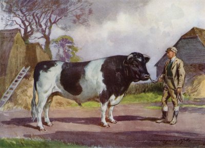 My Farm için İllüstrasyon (renkli lito) by Reginald Mills