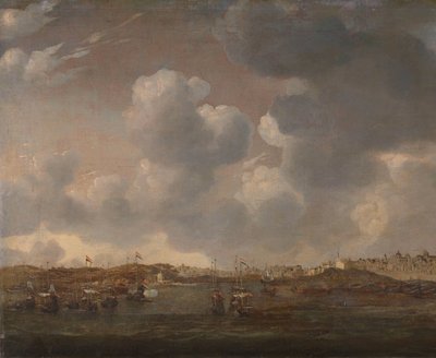 Salee, Fas manzarası by Reinier Nooms (signed by artist)