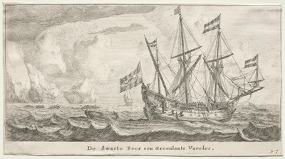 Amsterdam Gemileri: Kara Ayı, Grönland Balina Avcısı. by Reinier Nooms