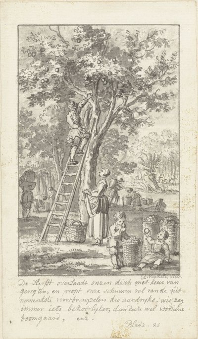 Sonbahar mevsimi by Reinier Vinkeles (I)