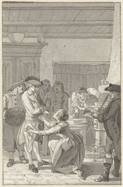 Gustav Lindau romanı için illüstrasyon by Reinier Vinkeles (I)