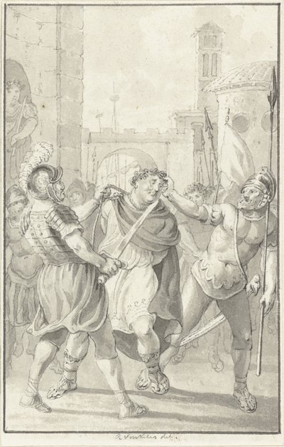 İmparator Vitellius idamına giderken by Reinier Vinkeles (I)