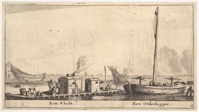 Bir Sal ve Bir Önderlegger, 17. yüzyıl. by Reinier Zeeman
