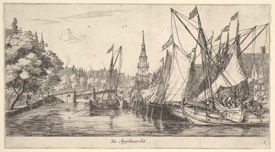 De Appelmarckt The Apple Market, Views in Amsterdam