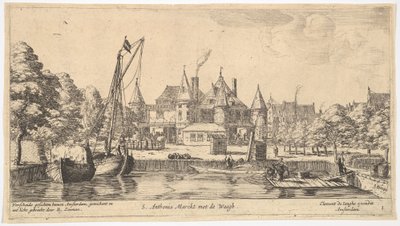 S. Anthonis Marckt, de Waegh ile birlikte, 17. yüzyıl. by Reinier Zeeman