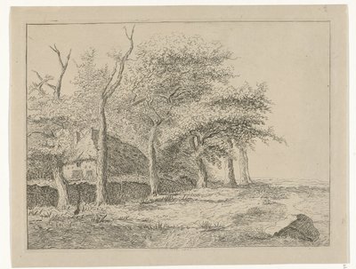 sıra sıra ağaçlar by Reinierus Albertus Ludovicus baron van Isendoorn à Blois