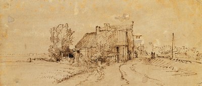 Yol Kenarında Bir Han, by Rembrandt van Rijn