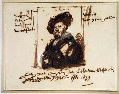 Baldassare Castiglione'nin Portresi by Rembrandt van Rijn