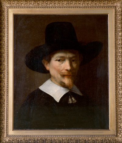 Bir Adamın Portresi (tuval üzerine yağlıboya) by Rembrandt Harmensz. van Rijn