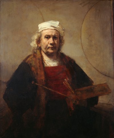 Otoportre, c.1665 (tuval üzerine yağlı boya) by Rembrandt Harmensz. van Rijn