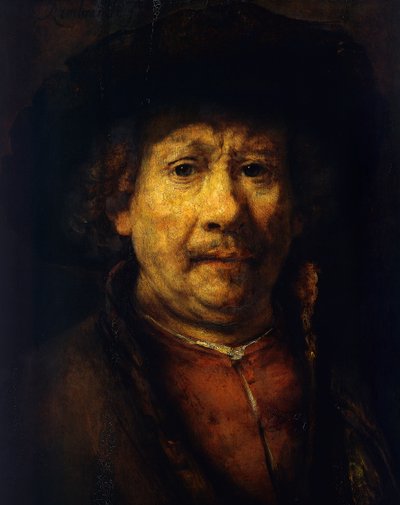 kendi portre by Rembrandt Harmensz. van Rijn