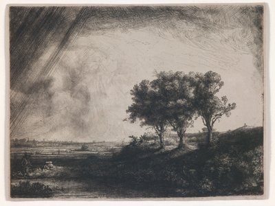 Üç Ağaç by Rembrandt Harmensz. van Rijn