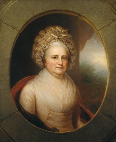 Martha Washington, yak. 1850 by Rembrandt Peale