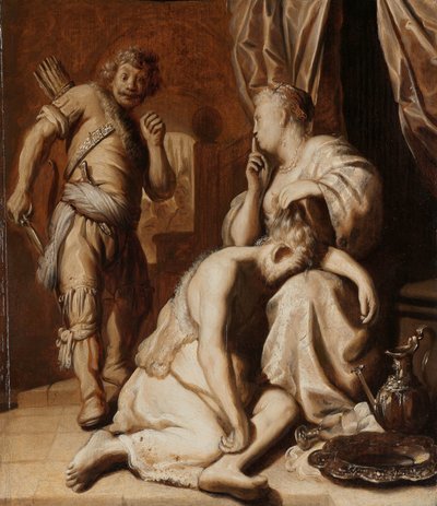 Samson ve Delilah by Rembrandt van Rijn (attributed to)