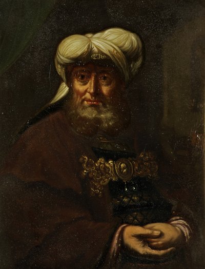 Bir Haham (Cüzzamlı Kral Uzziah), c.1764-85 by Rembrandt van Rijn