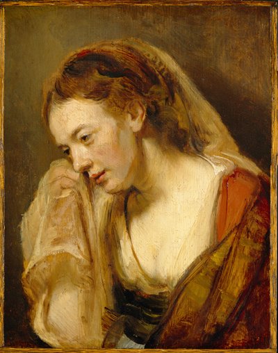 Ağlayan Kadın, 1647 dolayları by Rembrandt van Rijn