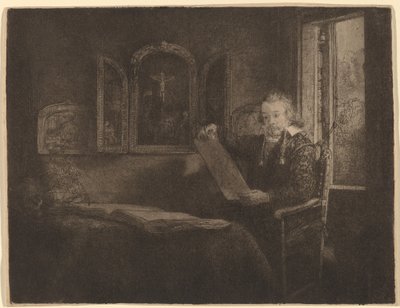 abraham fransızca by Rembrandt van Rijn