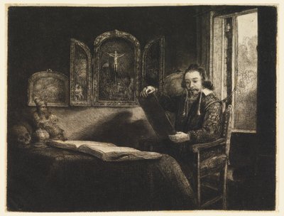 Abraham Francen, Eczacı by Rembrandt van Rijn