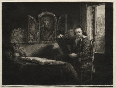 Abraham Francen, Eczacı, c. 1657. by Rembrandt van Rijn