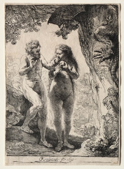 Adem ve Havva by Rembrandt van Rijn