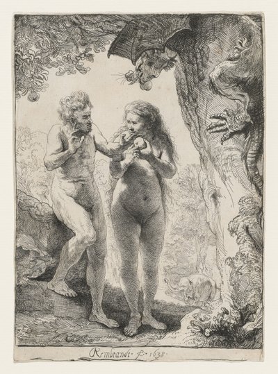 Adem ve Havva, 1638 by Rembrandt van Rijn