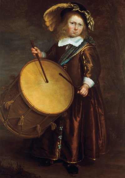Davullu çocuk, 17. yüzyıl by Rembrandt van Rijn