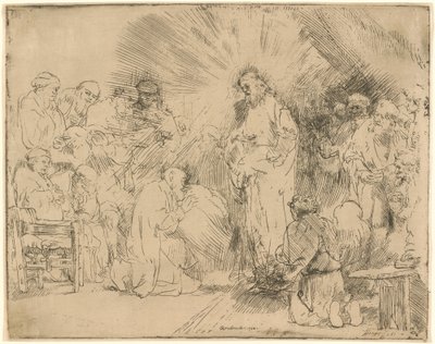 Havarilere Görünen Mesih by Rembrandt van Rijn
