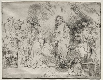 Havarilere Görünen Mesih by Rembrandt van Rijn