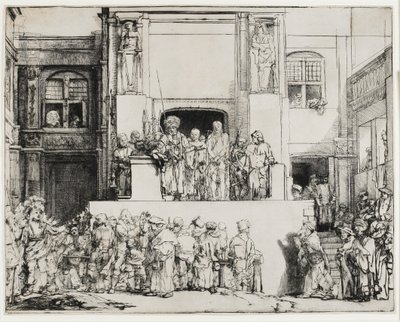 İnsanlara Sunulan İsa (Ecce Homo), 1655 by Rembrandt van Rijn