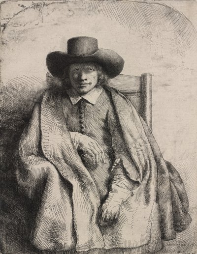 Clement de Jonghe, 1651. by Rembrandt van Rijn