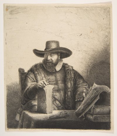 Cornelis Claesz Anslo, Vaiz by Rembrandt van Rijn