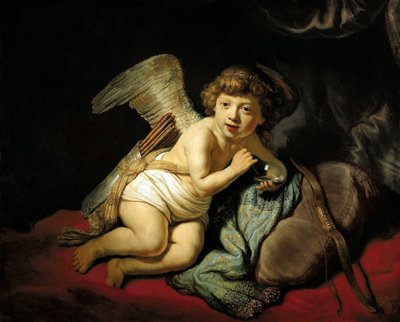 Aşk Tanrısı Sabun Köpüğü Üfleme, 1634. by Rembrandt van Rijn