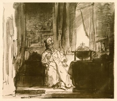 Filozof by Rembrandt van Rijn