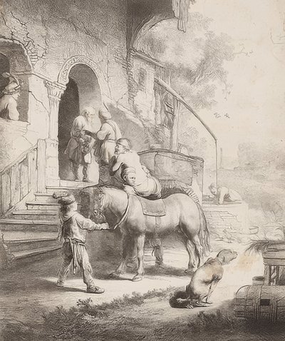 İyi Samiriyeli. 1633 by Rembrandt van Rijn