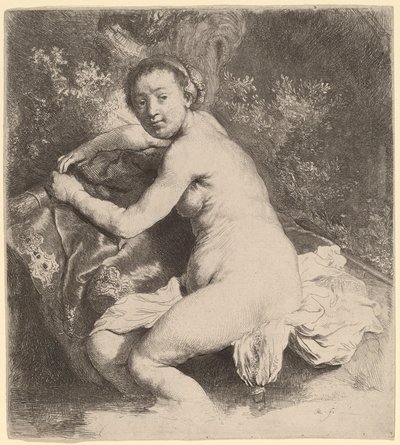 Diana Banyoda by Rembrandt van Rijn