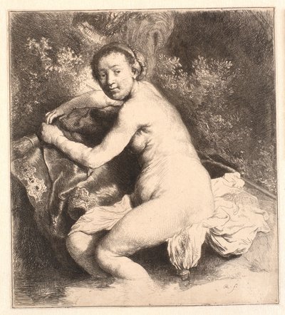 Diana Banyoda by Rembrandt van Rijn